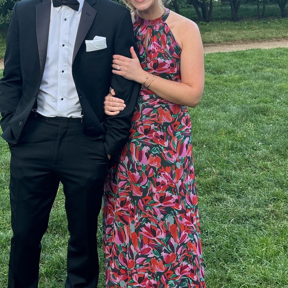 Mikael Aghal Floral Maxi Dress